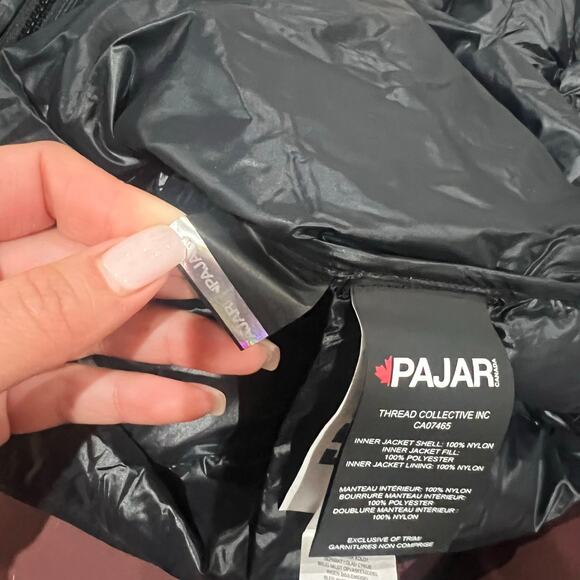 Pajar Canada Altair Black Puffer Size Large - Picture 4 of 11